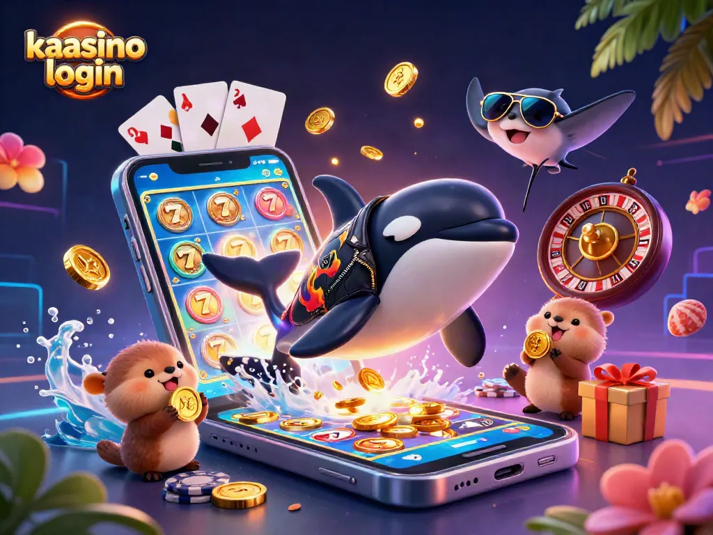Engage with the colorful world of gaming through the kaasino login experience featuring animated underwater characters.
