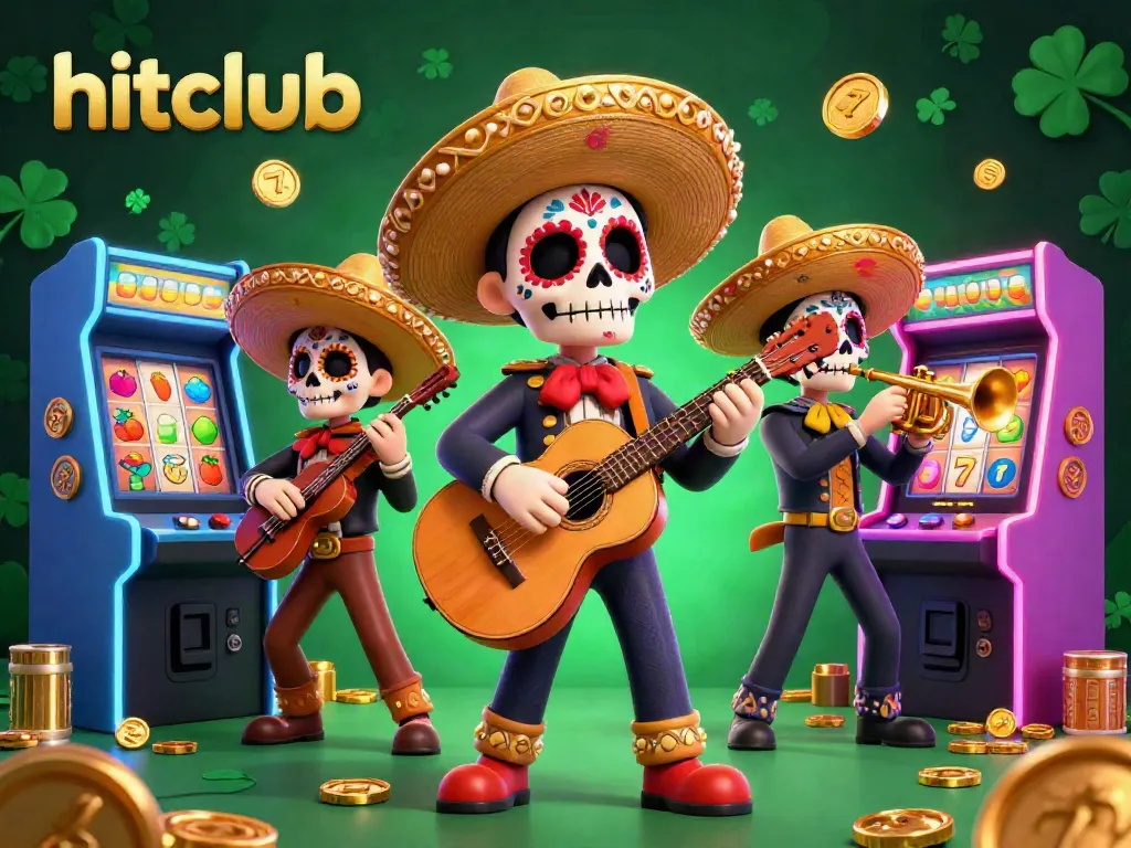 Experience the thrill and excitement of hitclub with a vibrant mariachi band in a dynamic casino gaming scene.