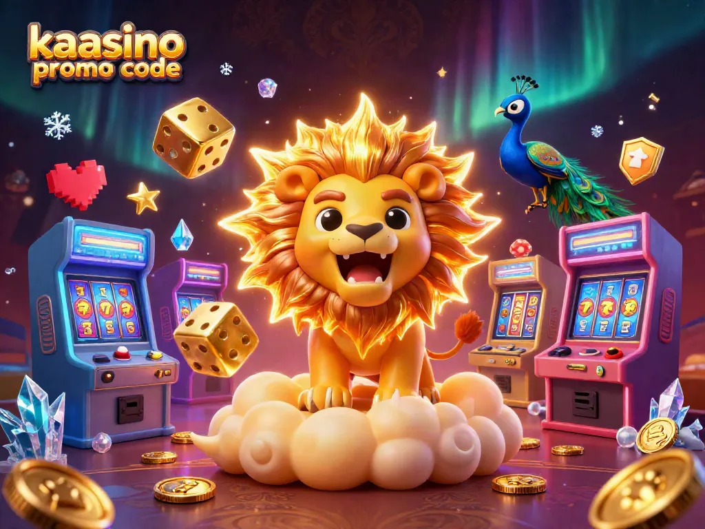 Spin the reels and claim winning spins using the kaasino promo code in this vibrant casino scene